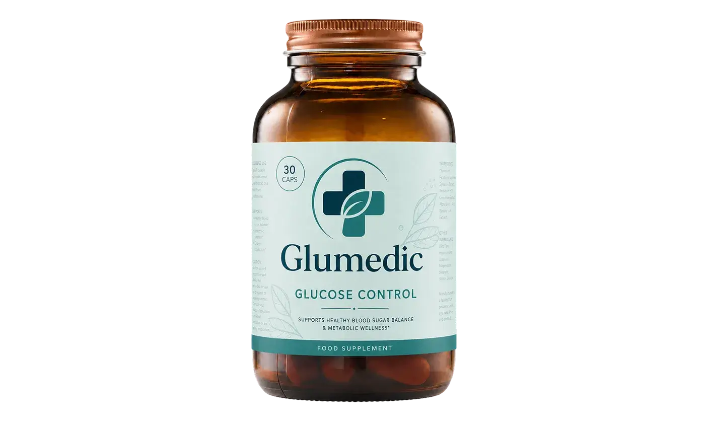 Glumedic supplement bottle